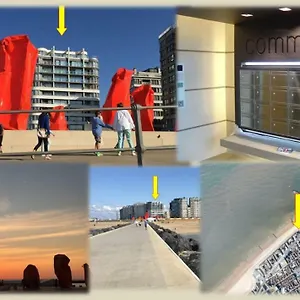 Appartement Panoramic View On Beach, Ships, Sea - Place To Be, Oostende